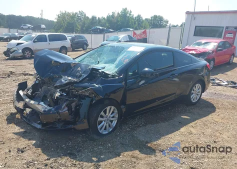 2012 Honda Civic Ex-L из США, поврежденный, VIN 2HGFG3B19CH542549